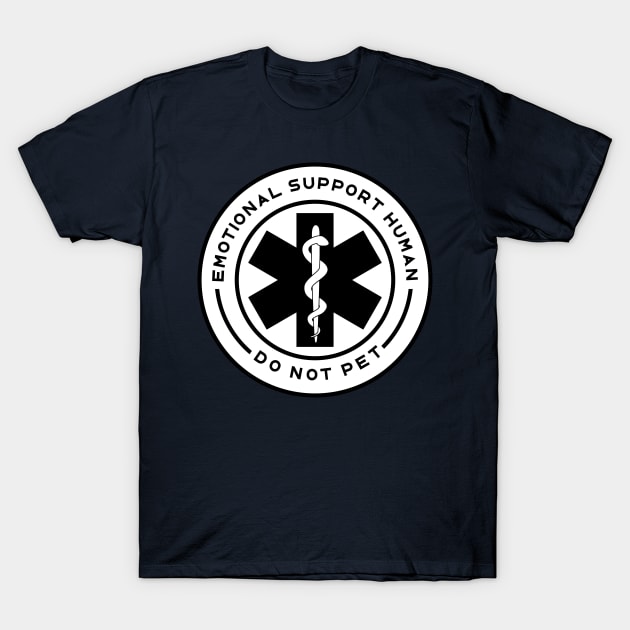 Emotional Support Human T-Shirt by Tranquil Trove